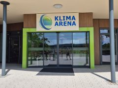 Eingang der Klimaarena