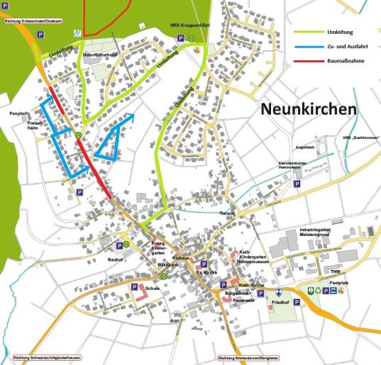 Baumaßnahme in der Schwanheimer Straße