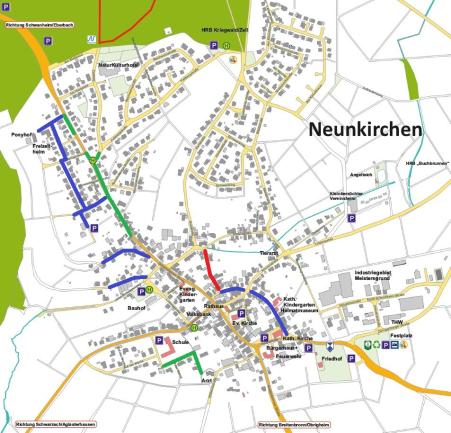 Baufortschritt in Neunkirchen