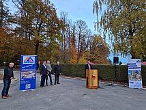 Einweihung Zeilweg-Am Hackwald - Segensworte Pfarrer Goerke