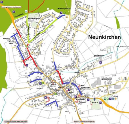 Baufortschritt in Neunkirchen