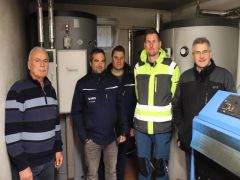 Einbau der ersten Übergabestation