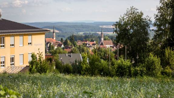 Aussicht Neunkirchen mit Pflegewohnpark